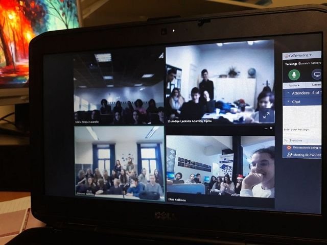 Videoconference Merry Christmas